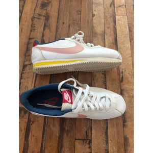 Women's Nike Cortez Sneakers White Pink US 9
